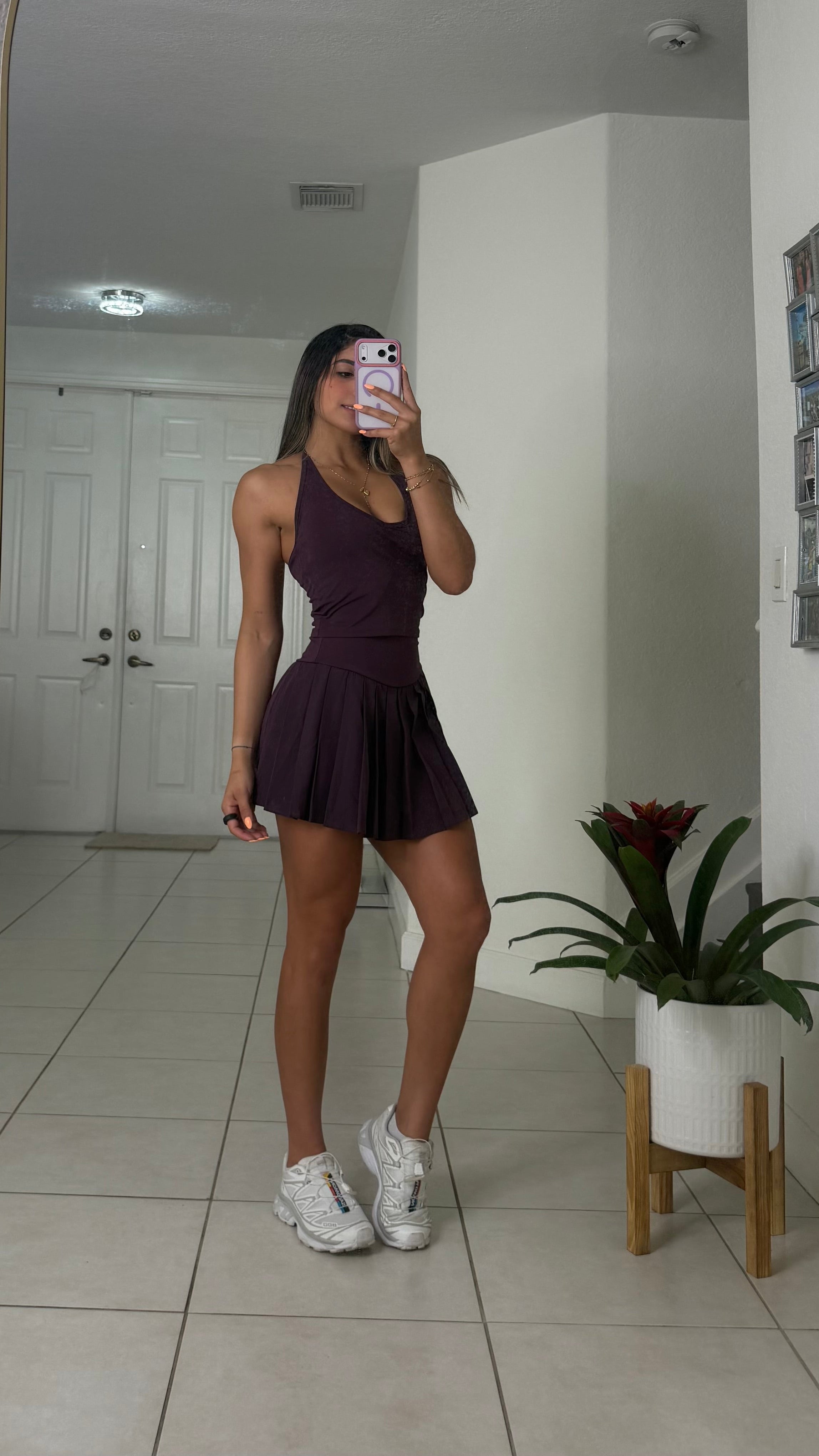 Avora Flowy Top & Mini Skirt Set
