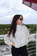 Avora Polka Dot Puffer Jacket