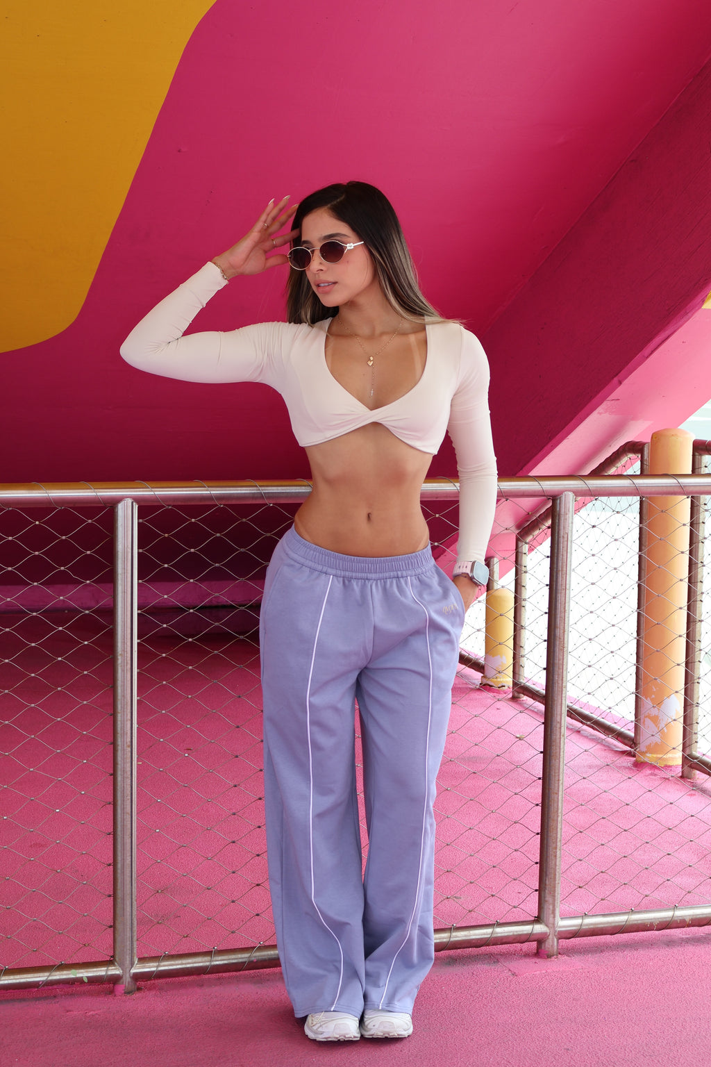 Avora Side Stripe Track Pants